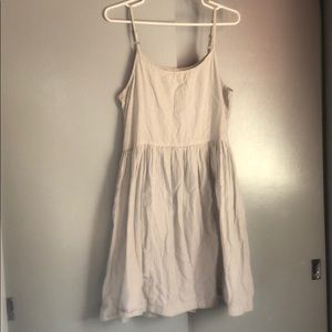 Cp shades cotton linen dress with pockets